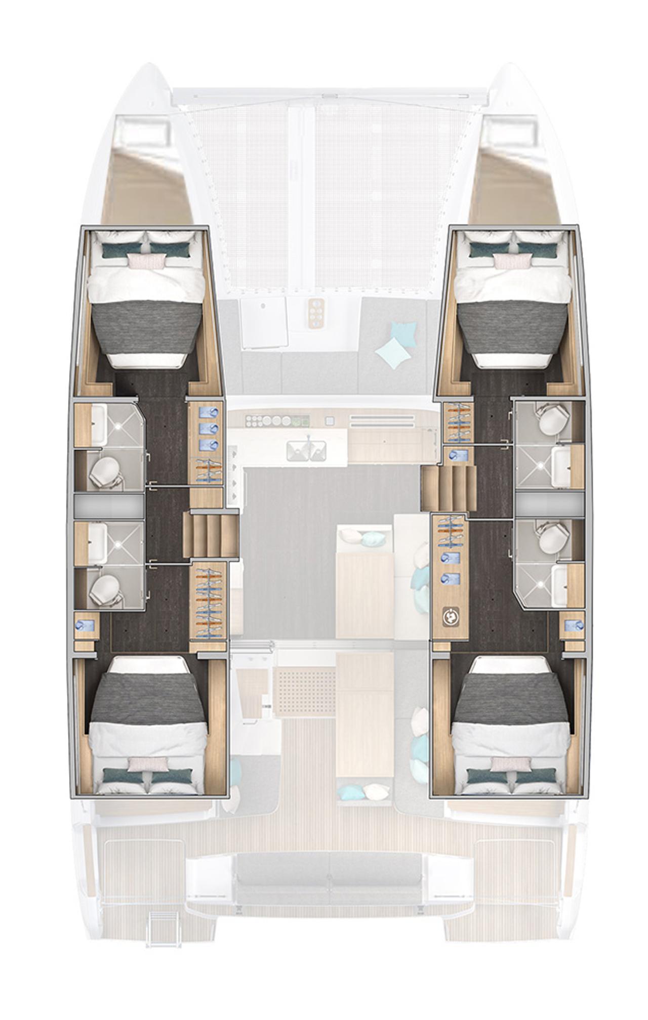 Charter Lagoon 43 - 4 + 2 cab. "Lotti" in Šibenik | Nautilus - Slika 2