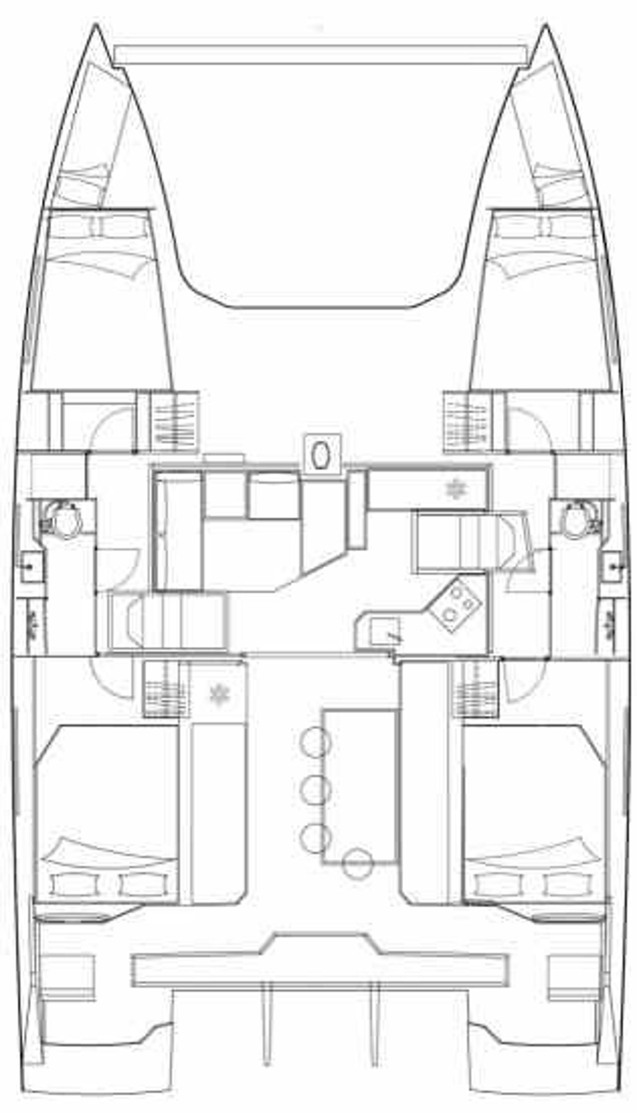 Charter Nautitech 40 Open - 4 + 1 cab. "Lullaby" in Tropea | Nautilus - Slika 2