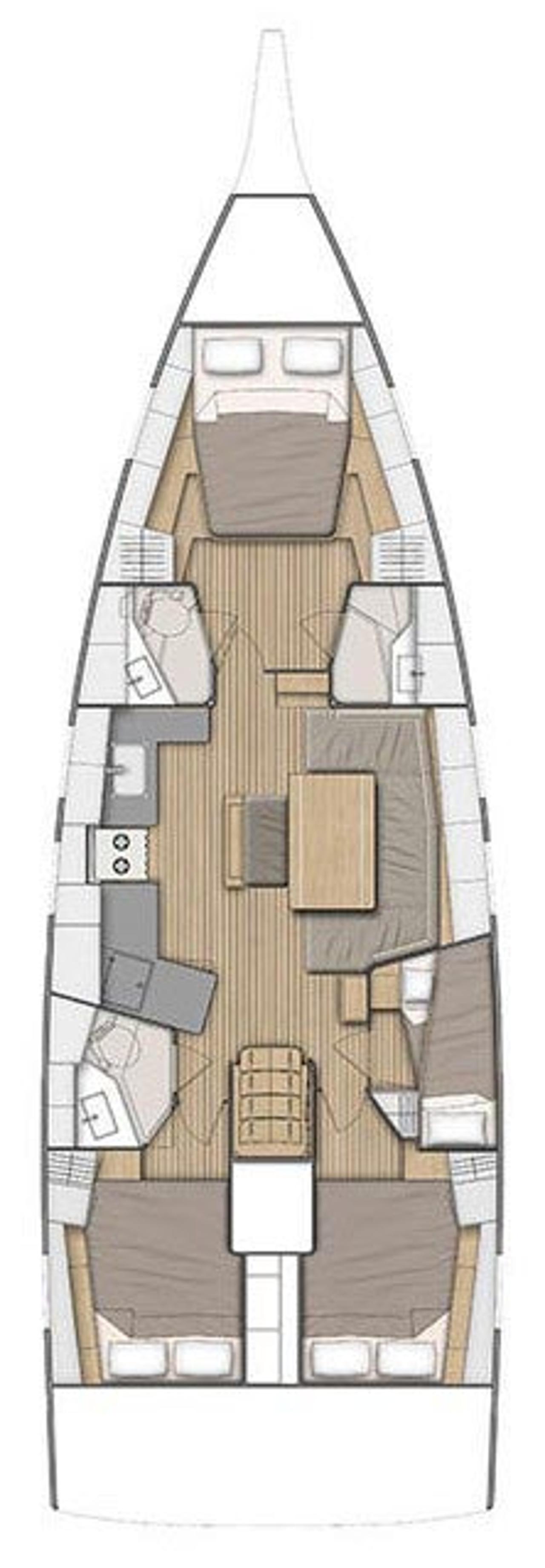 Noleggio Oceanis 46.1 - 4 cab. "Maya" a Municipal Unit of Lefkada | Nautilus - Slika 2