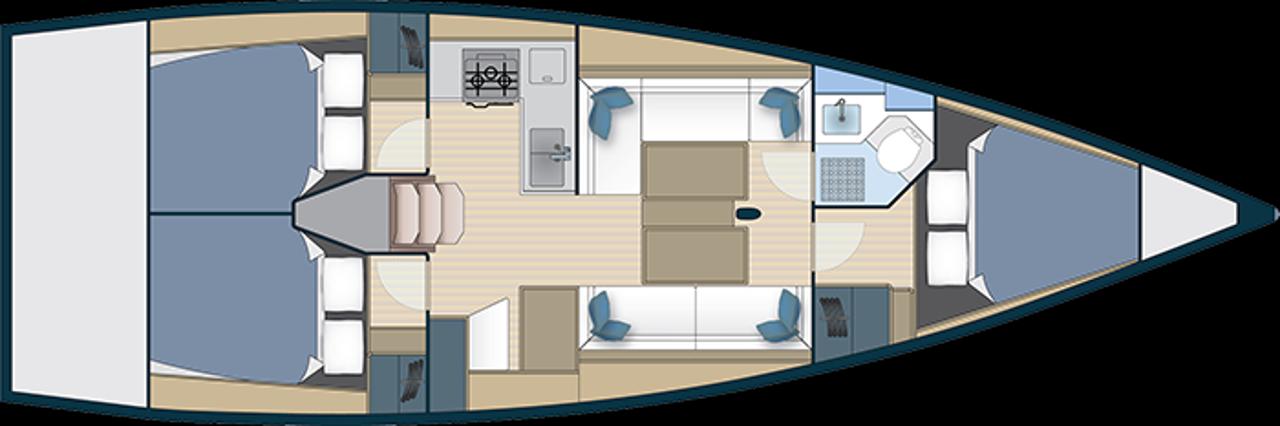 Noleggio More 40 "One More Time" a Biograd na Moru | Nautilus - Slika 2
