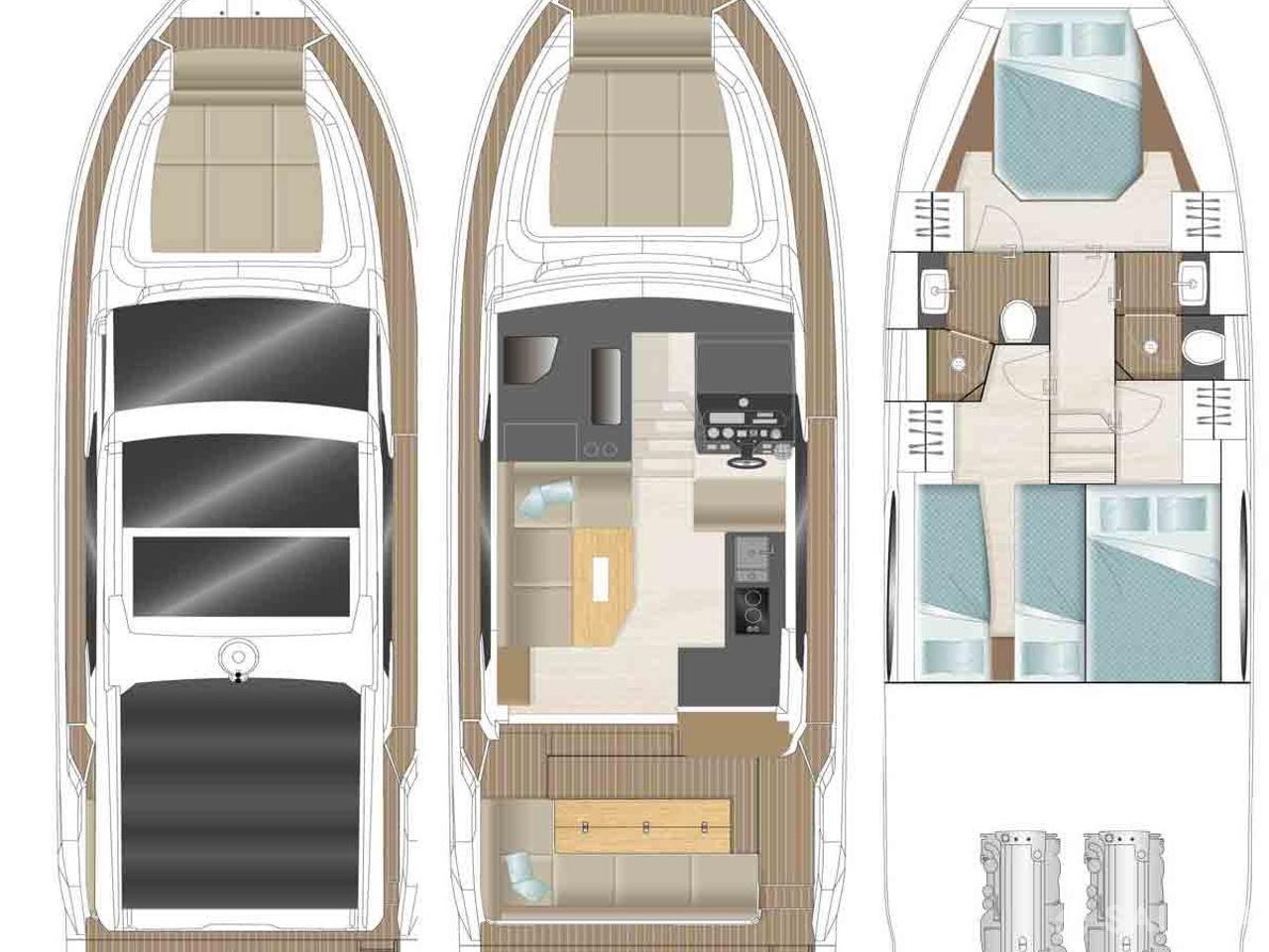 Najam Sealine C390 "Ecstasea" u destinaciji Biograd na Moru | Nautilus - Slika 2