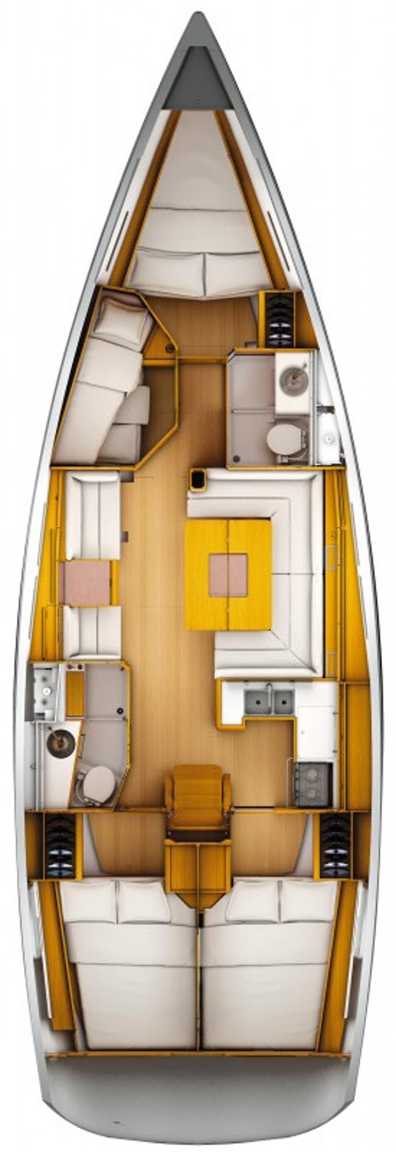 Najam Sun Odyssey 449 "Una Bella Ria" u destinaciji Biograd na Moru | Nautilus - Slika 2