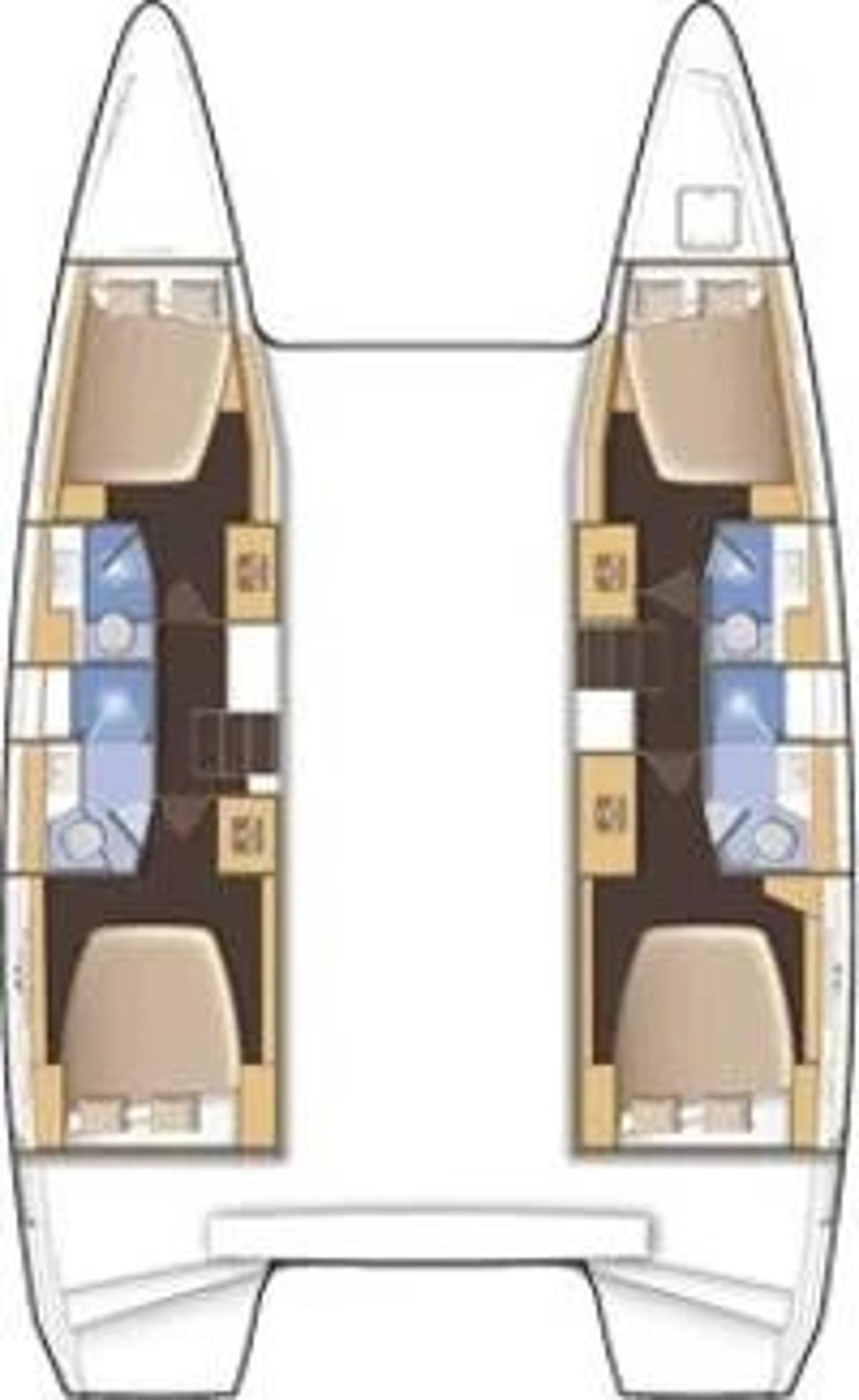 Najam Lagoon 42 - 4 + 1 cab. "Bendmill" u destinaciji Kaštela | Nautilus - Slika 2