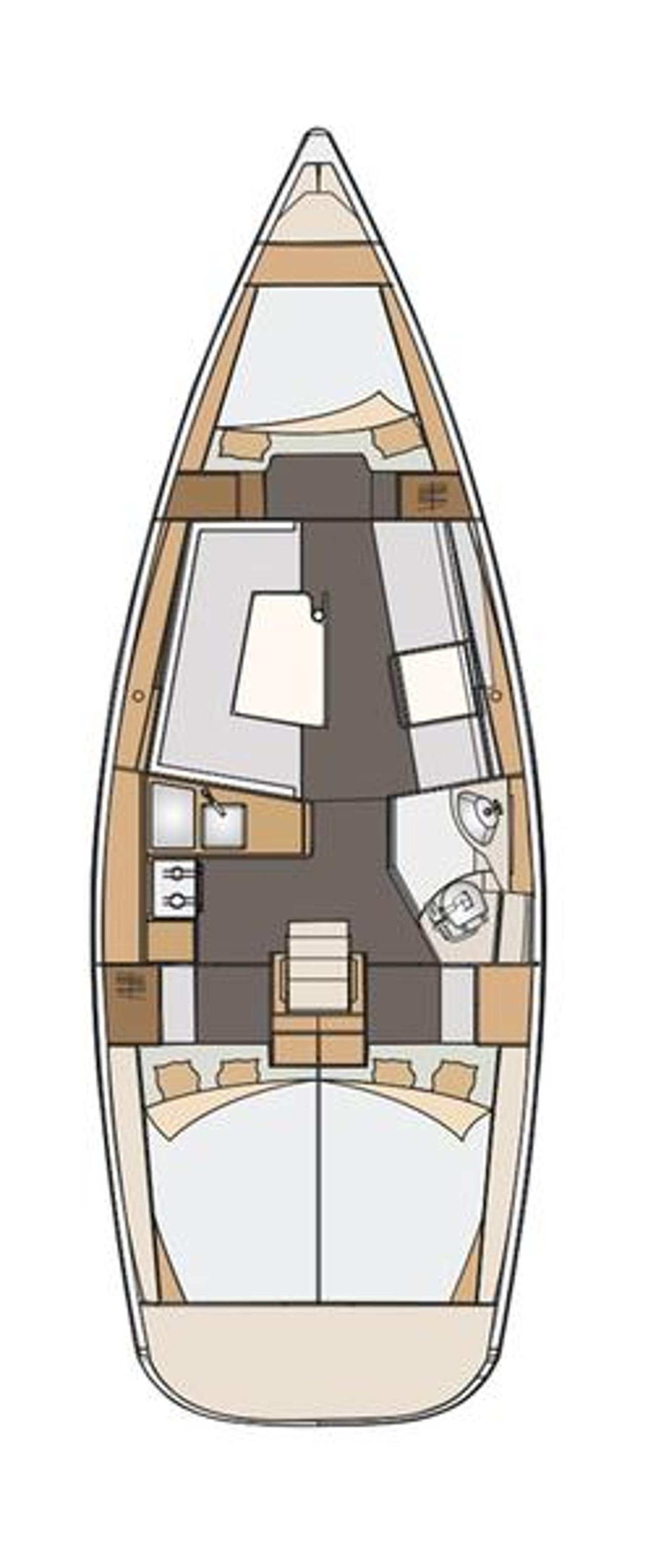Noleggio Elan Impression 35 "Tesa" a Kaštela | Nautilus - Slika 2