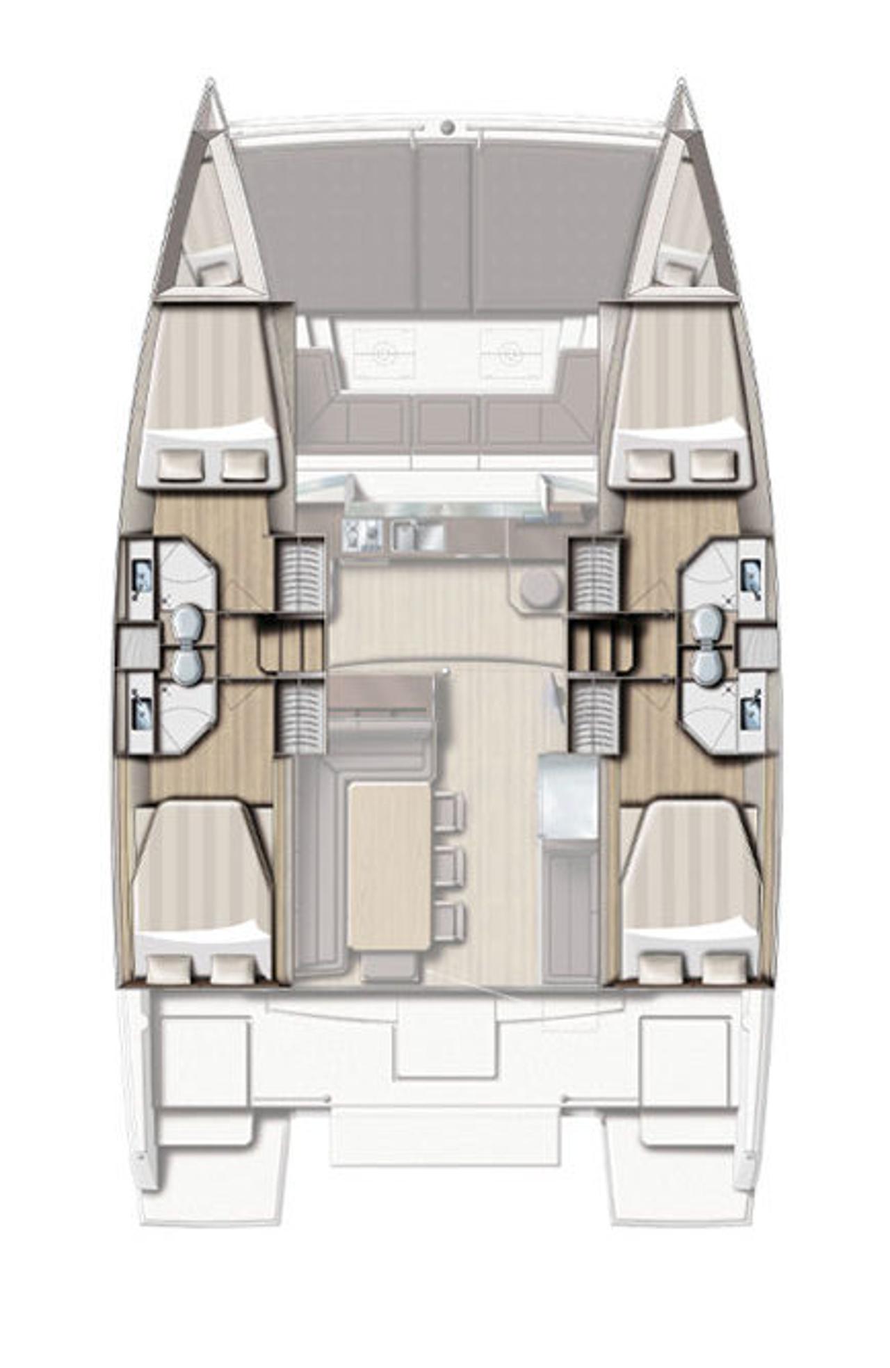 Noleggio Bali 4.3 - 4 + 2 cab. "Tisia" a Trogir | Nautilus - Slika 2