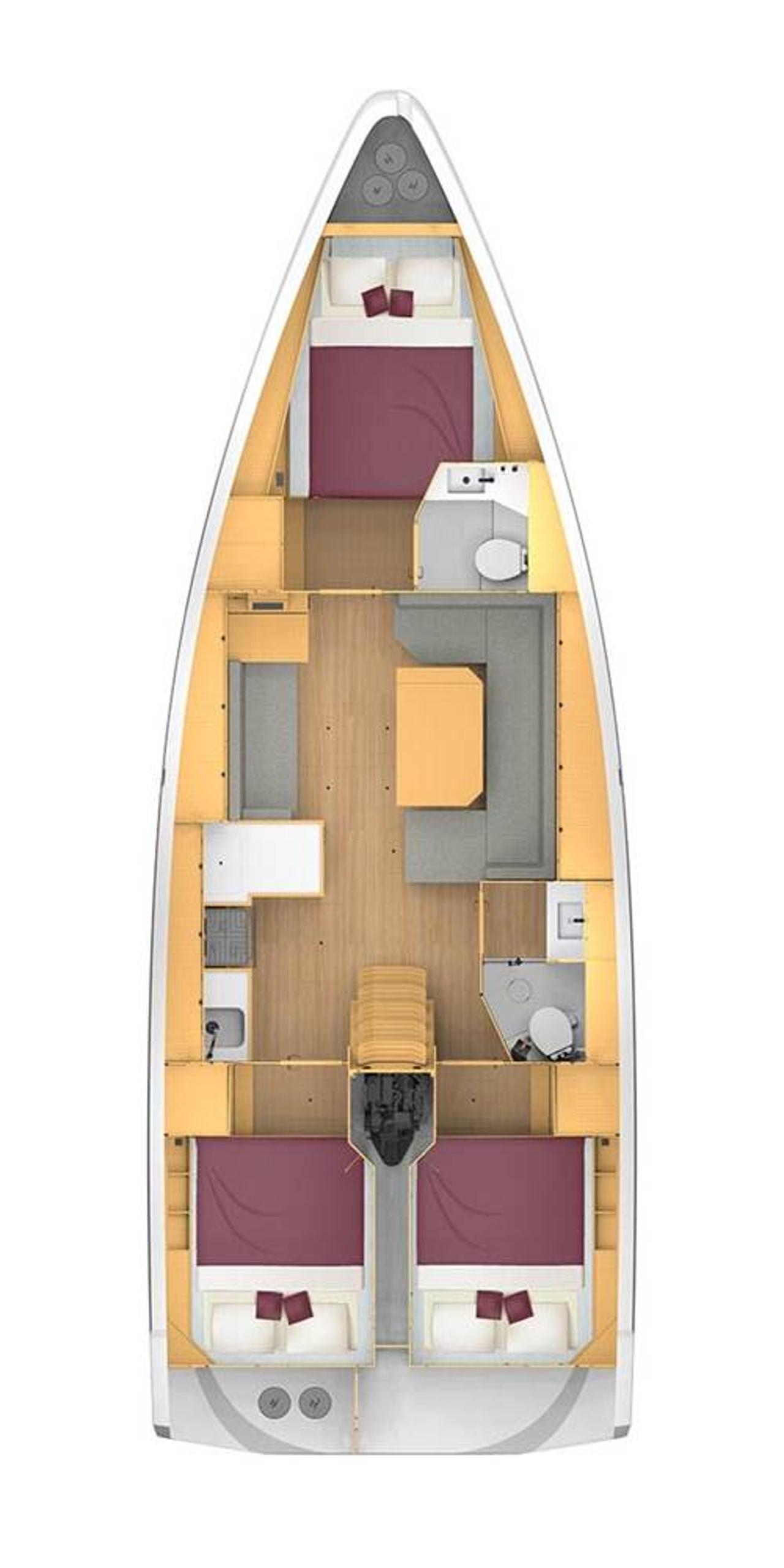 Noleggio Bavaria C42 "Palma" a Punat | Nautilus - Slika 2