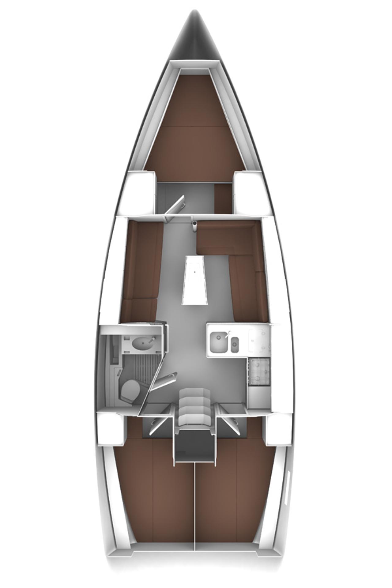 Noleggio Bavaria Cruiser 37 - 3 cab. "Jugo" a Punat | Nautilus - Slika 2