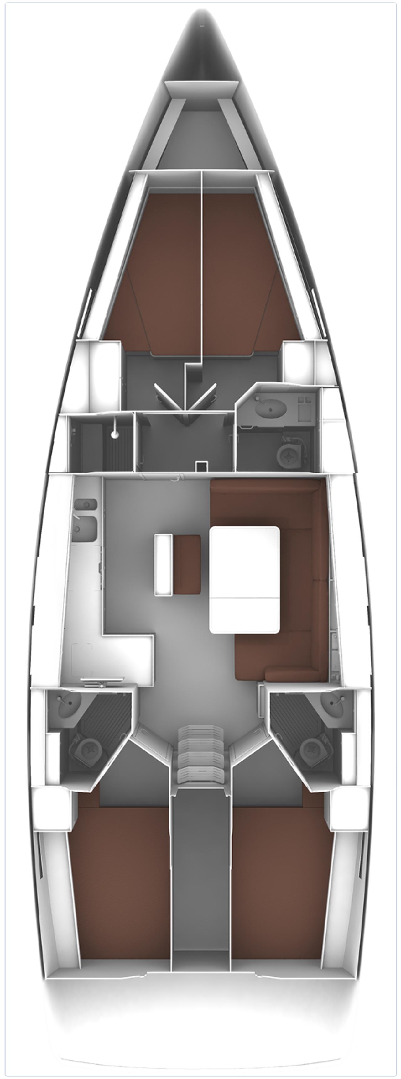 Najam Bavaria Cruiser 46 - 4 cab.* "Sea Legend" u destinaciji Punat | Nautilus - Slika 2